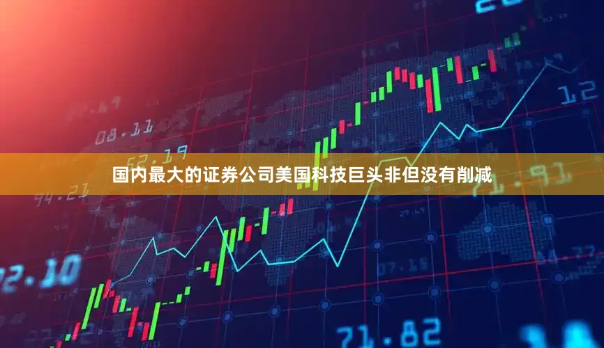 国内最大的证券公司美国科技巨头非但没有削减