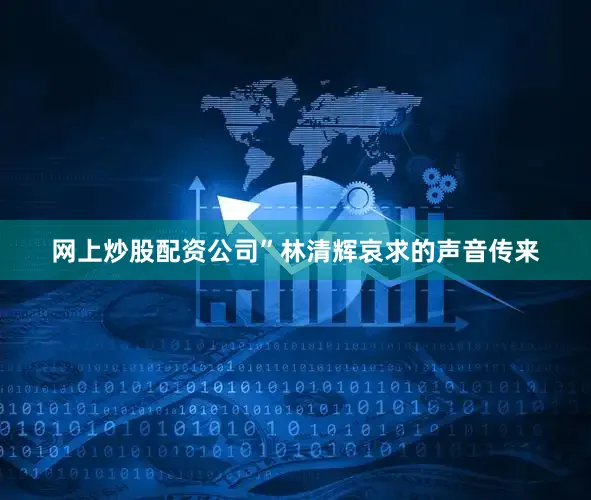 网上炒股配资公司”林清辉哀求的声音传来
